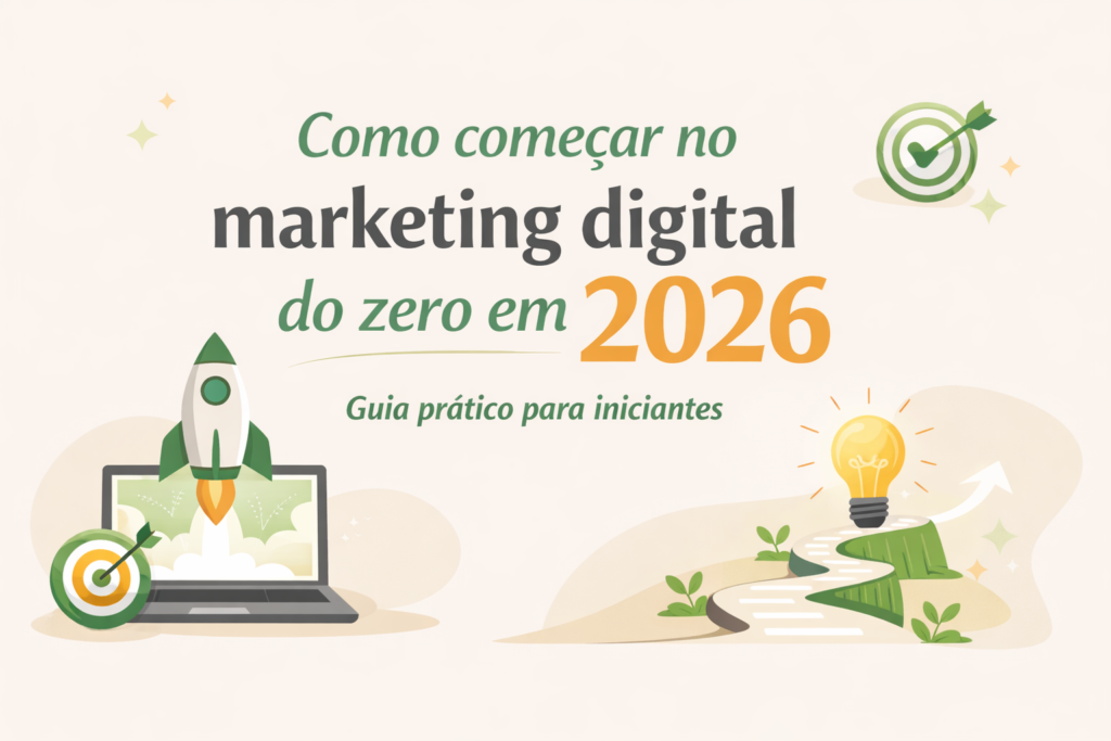 Como começar no marketing digital do zero em 2026