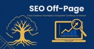 SEO Off-Page mostrando como construir autoridade de um site através de backlinks e estratégias externas"