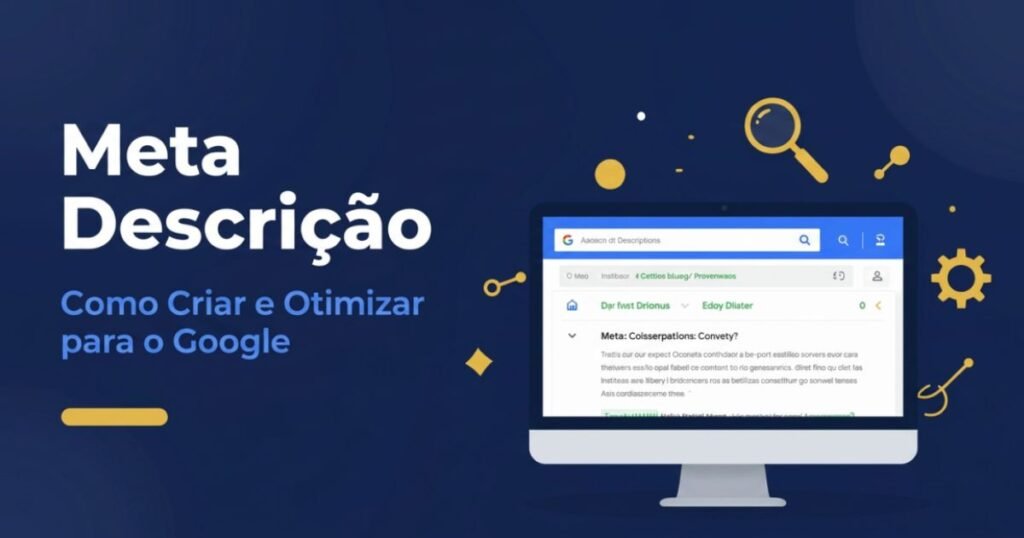 Meta descrição mostrando como otimizar páginas para melhorar a apresentação nos resultados do Google